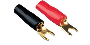 Gaffel U-kabelsko op til 10 mm² 2x Rød / 2x Sort - 451-30.4410-01