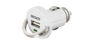 DELTACO strømadapter Cigar 12~24V til 1xUSB 5V 1,2A USB-CAR7